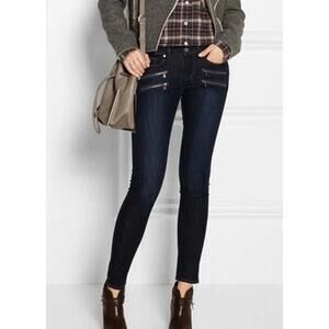 Paige Size 27 Edgemont Skinny Jeans Dark Wash Rock n Roll Edgy